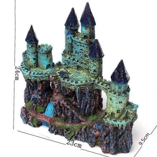 Oceanic Oasis Resin Aquarium Water Tank Décor - Enchanting Underwater Wonderland