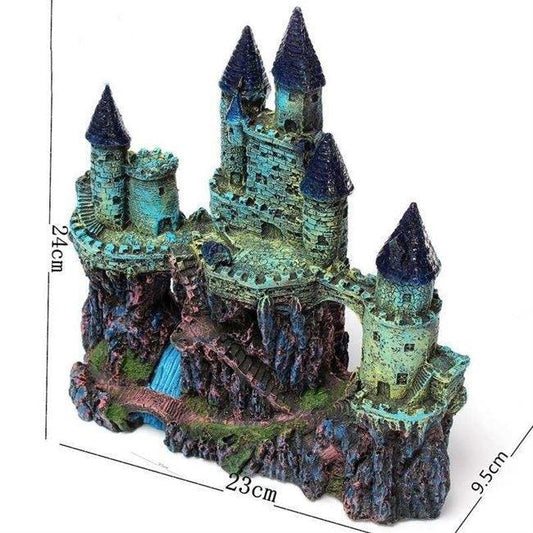 Oceanic Oasis Resin Aquarium Water Tank Décor - Enchanting Underwater Wonderland